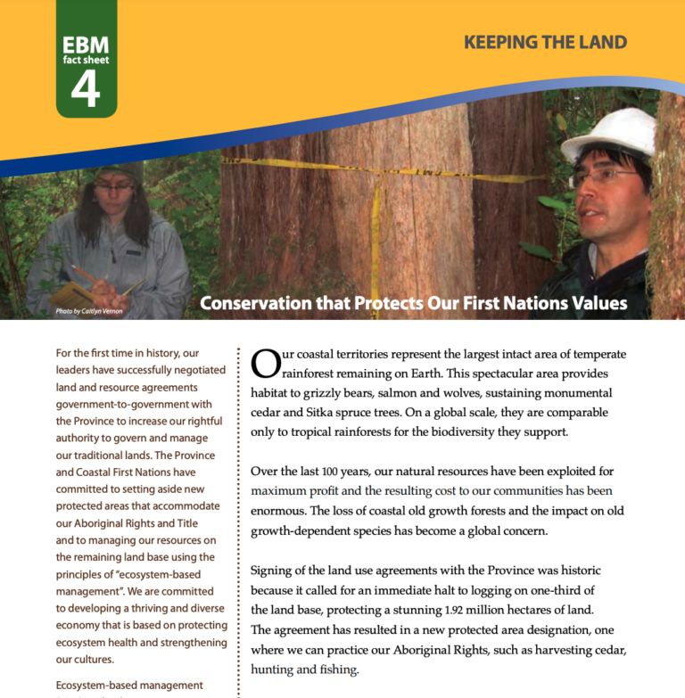 Our Land | Coastal First Nations